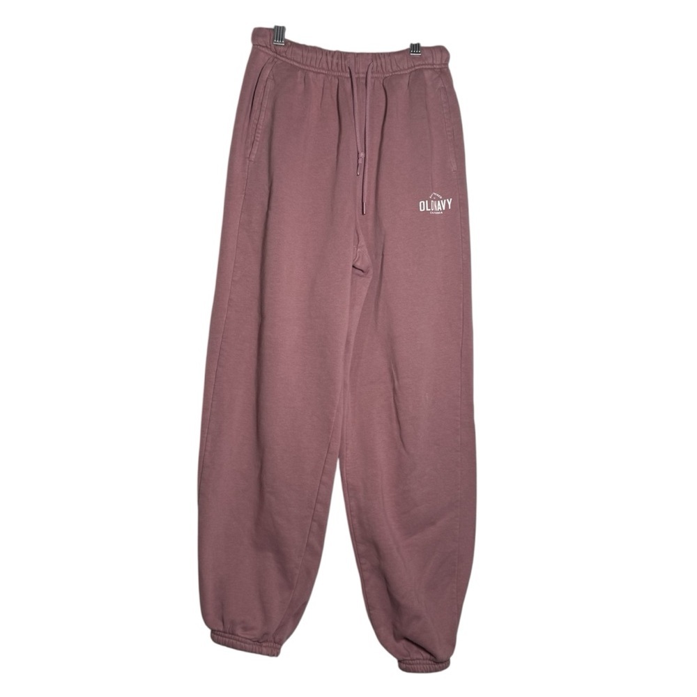 Old Navy High Waisted Sweatpants Cuffed Light Purple Size XS Cotton Soft